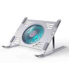 R- JUST HZ44 Aluminum Alloy Laptop Cooling Stand(Silver) - 1