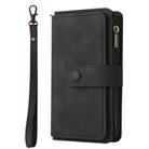 For OPPO Reno12 F 5G Global Skin Feel Multi Card Slots Zipper Wallet Leather Phone Case(Black) - 2