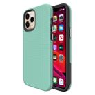 For iPhone 12 Pro Max Triangle Armor Texture TPU + PC Case(Mint Green) - 1