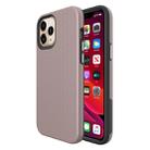 For iPhone 12 Pro Max Triangle Armor Texture TPU + PC Case(Rose Gold) - 1