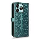 For Umidigi G6 5G Honeycomb Dot Texture Leather Phone Case(Green) - 3