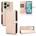 For Umidigi G100x 4G / 5G Honeycomb Dot Texture Leather Phone Case(Gold) - 1