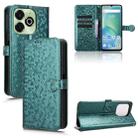 For Umidigi G100x 4G / 5G Honeycomb Dot Texture Leather Phone Case(Green) - 1