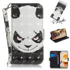 For LG K61 3D Colored Drawing Horizontal Flip Leather Case with Holder & Card Slots & Wallet & Lanyard(Angry Bear) - 1