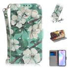 For Xiaomi Redmi 9A 3D Colored Drawing Horizontal Flip Leather Case with Holder & Card Slots & Wallet & Lanyard(Watercolor Flower) - 1