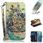 For Samsung Galaxy Note20 3D Colored Drawing Horizontal Flip Leather Case with Holder & Card Slots & Wallet & Lanyard(Zoo) - 1