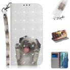For Samsung Galaxy Note20 3D Colored Drawing Horizontal Flip Leather Case with Holder & Card Slots & Wallet & Lanyard(Pug) - 1