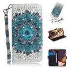 For Samsung Galaxy Note20 Ultra 3D Colored Drawing Horizontal Flip Leather Case with Holder & Card Slots & Wallet & Lanyard(Peacock Wreath) - 1