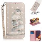 For Samsung Galaxy Note20 Ultra 3D Colored Drawing Horizontal Flip Leather Case with Holder & Card Slots & Wallet & Lanyard(Squirrels) - 1