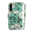 For Samsung Galaxy M16 5G / F16 5G / M36 5G 3D Colored Horizontal Flip Leather Phone Case(Watercolor Flower) - 3