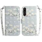 For Samsung Galaxy M16 5G / F16 5G / M36 5G 3D Colored Horizontal Flip Leather Phone Case(Magnolia) - 1