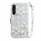 For Samsung Galaxy M16 5G / F16 5G / M36 5G 3D Colored Horizontal Flip Leather Phone Case(Magnolia) - 3