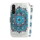 For Samsung Galaxy M16 5G / F16 5G / M36 5G 3D Colored Horizontal Flip Leather Phone Case(Peacock Wreath) - 3