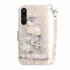 For Samsung Galaxy M16 5G / F16 5G / M36 5G 3D Colored Horizontal Flip Leather Phone Case(Squirrels) - 3