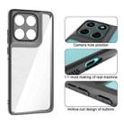 For Motorola Edge 60 Fusion Frosted TPU + Transparent PC Phone Case(Black) - 3