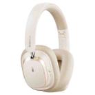 Baseus Bowie Series H1s Head-mounted Noise Reduction Wireless Headphone(Creamy White) - 5