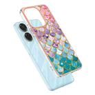 For Redmi 13 4G Electroplating IMD TPU Phone Case(Colorful Scales) - 3