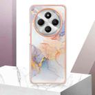 For Redmi 14C 4G Electroplating IMD TPU Phone Case(White Marble) - 2