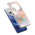 For Redmi 14C 4G Electroplating IMD TPU Phone Case(White Marble) - 3