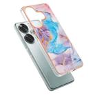 For Xiaomi Poco F6 5G Electroplating IMD TPU Phone Case(Blue Marble) - 3