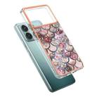 For Xiaomi Poco F6 Pro 5G Electroplating IMD TPU Phone Case(Pink Scales) - 3