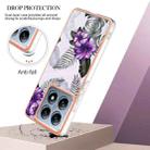 For Xiaomi 14T Electroplating IMD TPU Phone Case(Purple Flower) - 3