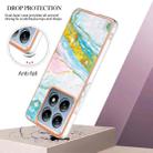 For Xiaomi 14T Electroplating Marble Dual-side IMD Phone Case(Green 004) - 3