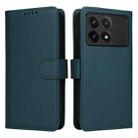 For Redmi K70 / K70 Pro BETOPNICE BN-005 2 in 1 Detachable Imitate Genuine Leather Phone Case(Blue) - 1