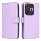 For Redmi Turbo 3 BETOPNICE BN-005 2 in 1 Detachable Imitate Genuine Leather Phone Case(Light Purple) - 1