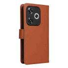 For Redmi Turbo 3 BETOPNICE BN-005 2 in 1 Detachable Imitate Genuine Leather Phone Case(Brown) - 3