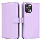 For Redmi 12 4G BETOPNICE BN-005 2 in 1 Detachable Imitate Genuine Leather Phone Case(Light Purple) - 1