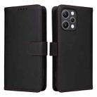 For Redmi 12 4G BETOPNICE BN-005 2 in 1 Detachable Imitate Genuine Leather Phone Case(Black) - 1