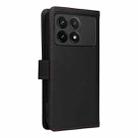 For Xiaomi POCO F6 Pro BETOPNICE BN-005 2 in 1 Detachable Imitate Genuine Leather Phone Case(Black) - 3