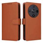 For Honor X9b BETOPNICE BN-005 2 in 1 Detachable Imitate Genuine Leather Phone Case(Brown) - 1