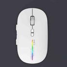 iMICE G901 Bluetooth Dual Mode 7-Button Silent Wireless Gaming Mouse(White) - 2