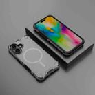 For iPhone 16 Grating Airbag Shockproof MagSafe Frosted Phone Case(Black) - 2