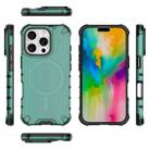 For iPhone 16 Pro Grating Airbag Shockproof MagSafe Frosted Phone Case(Green) - 3