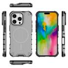 For iPhone 16 Pro Grating Airbag Shockproof MagSafe Frosted Phone Case(Black) - 3