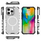 For iPhone 16 Pro Grating Airbag Shockproof MagSafe Frosted Phone Case(Transparent) - 3