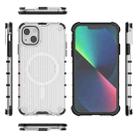 For iPhone 15 Plus Grating Airbag Shockproof MagSafe Frosted Phone Case(Transparent) - 3