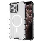 For iPhone 11 Pro Grating Airbag Shockproof MagSafe Frosted Phone Case(Transparent) - 1