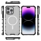 For iPhone 11 Pro Grating Airbag Shockproof MagSafe Frosted Phone Case(Transparent) - 3