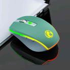 iMICE G903 2.4G Single Mode 6-key Silent Wireless Gaming Mouse(Green) - 2