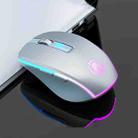 iMICE G903 Bluetooth Dual Mode 6-key Silent Wireless Gaming Mouse(Silver) - 2