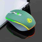 iMICE G903 Bluetooth Dual Mode 6-key Silent Wireless Gaming Mouse(Green) - 2