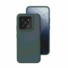 For Xiaomi 14 All-inclusive Liquid Silicone Phone Case(Dark Green) - 1