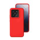 For Xiaomi 14 All-inclusive Liquid Silicone Phone Case(Red) - 1