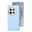 For OnePlus 12 All-inclusive Liquid Silicone Phone Case(Mist Blue) - 1