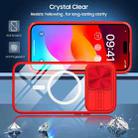 For  iPhone 15 Pro Max Clear Acrylic + PC + TPU MagSafe Lens Sliding Cover Full Coverage Phone Case(The Chinese Red) - 2