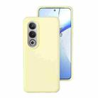 For OnePlus Ace 3V All-inclusive Liquid Silicone Phone Case(Creamy Yellow) - 1